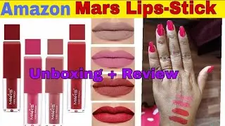 Mars Lipstick Unboxing & Review l Amazon Products