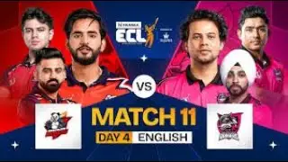 #ECL Babglore bashers vs Rajasthan rangers! live streaming | @stunty gears
