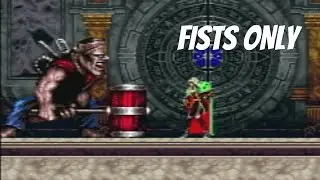 Can I beat the Symphony of The Night hard mode mod (With only my fists?)