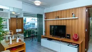 Fabuloso Studio em Ipanema, com fino acabamento e requinte. Com uma ótima fotografia profissional.