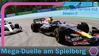 Mega Duelle am Spielberg - CRASH mit VERSTAPPEN 😰 II #16 F1 23 My-Team-Karriere S2