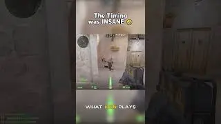The Timing was INSANE 🤣 #cs2 #counterstrike2  #fyp #foryou