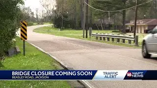 Beasley Road Bridge to be closed
