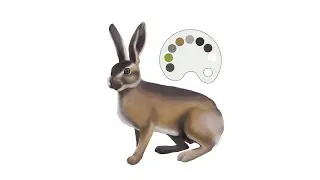 [DeltaPen] Hare: digital painting