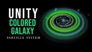 Unity Rainbow colored Galaxy VFX Particle System