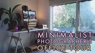 Minimalist Photographer Office Tour/ Desk Setup