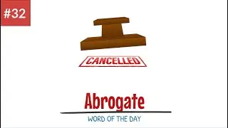 'Abrogate' Meaning with sentence examples || Daily used English Vocabulary || EngliMation
