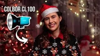 FOTO di NATALE in LUCE CONTINUA con faretto LED Colbor CL100!