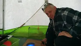 десять суток на льду в палатке - пятые и шестые сутки на водоёме...