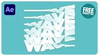 Wave Looping Kinetic Type | After Effects Tutorial