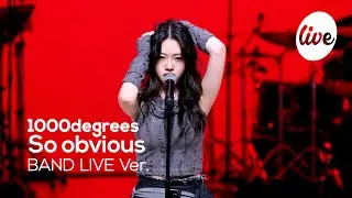 [4K] 천도(1000degrees) “티 나게(So obvious)” Band LIVE Concert 천도에 빠져봐 아주 티 나게❤️‍🔥 [it’s KPOP LIVE 잇츠라이브]
