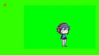 music lover | girl | boy | gacha character | headphones | green screen animation