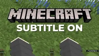 Cara Mengaktifkan Subtitle di Minecraft!!