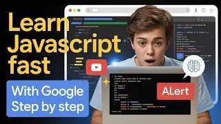 Learn JavaScript FAST with Google! 🔥 Beginner Guide (Inline, Internal, External,Loops, Prompt, Alert