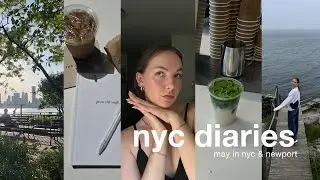 nyc diaries | work days, journal launch, anniversary dinner & a quick trip to newport
