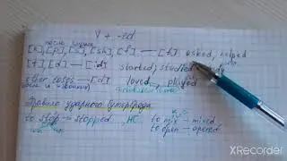 Окончание -ed правильных глаголов