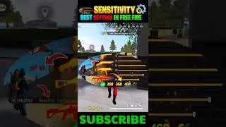AFTER OB UPDATE  BEST SENSITIVITY SETTING IN FREE FIRE #shorts #sensitivity