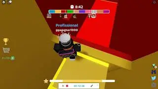 Parkour training on roblox!