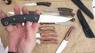 Выставка ножей по хорошей цене! Сталь VG-10/Фултанги/ Карбон/ G10.