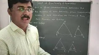 ssc similarity Test of similarity, properties of similar triangles
