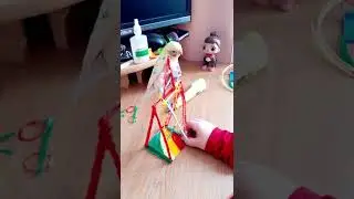 3D ручка.Качеля для попугая Кеши
