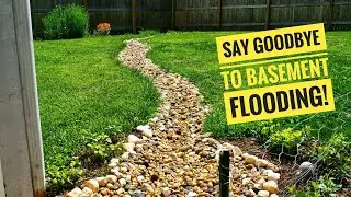 DIY: Dry River Bed / Downspout Runoff