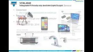 Vishay VCNL4040 Proximity and Ambient Light Digital Sensor