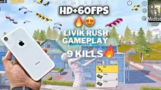 Pubg Mobile Gameplay - Ace Livik Gameplay 🔥 / HDR+60FPS 😍 Pubg Test ❤️