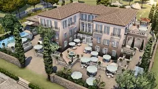 Huge Italian Hotel | The Sims 4 Speed Build