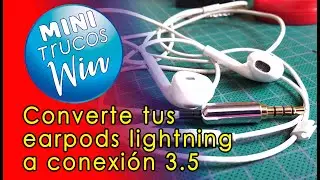 Conversión audífonos iPhone a minijack 3.5 (android) | MINITRUCOSWIN