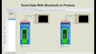 Send Data With Bluetooth In Proteus || Proteus Simulation