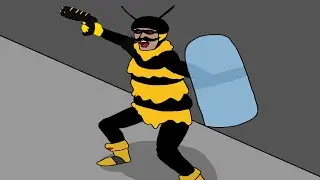 Drugged Bee Man Fights Elite Tactical Agents (SS13)(Paradise Station)