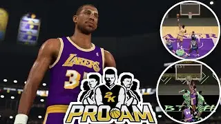 I MADE MY PRO AM DEBUT WITH THE 7'2 GLITCHY GLASS CLEANER AS KAREEM ABDUL JABBAR in NBA 2K21!
