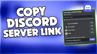 How to copy discord server link | F HOQUE |