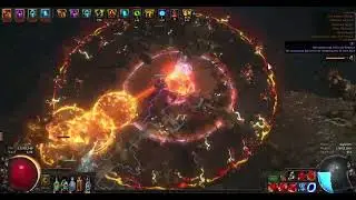 Elementalist Vaal Flameblast Ward build - Uber Shaper disrespect