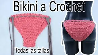 Bikini a crochet Todas las tallas Fácil y Rápido