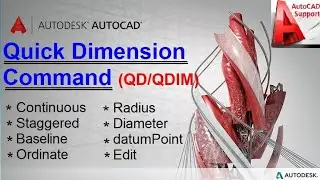 Quick Dimension Command in AutoCad II Hindi/Urdu