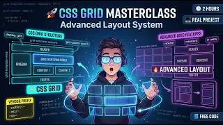 Advanced CSS Grid Layout + Vendor Prefix Explained + Project🔥