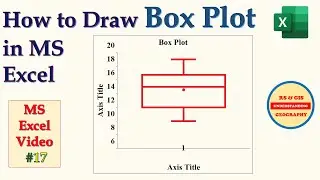 How to Draw Boxplot in MS Excel || #ursgisg #boxplot #excel #geography