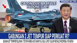 PARAH !!JET TEMPUR BUATAN JEPANG INI CALON DUET RAFALE INDONESIA, MUSUH ABADI J-10 CHINA, KOK BISA ?