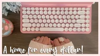 Week No. 3 | Giving Every Dollar a Home| Financial Freedom | Cute Typewriter