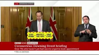 BBC News - Matt Hancock Talks About SureScreen During Coronavirus Briefing