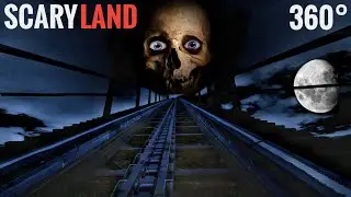 Scary 360° Rollercoaster SCARYLAND VR POV HORROR Dark Ride 360 도 롤러코스터 탐험 ジェットコースター