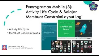 Belajar Activity Life Cycle dan Membuat ContraintLayout Lagi