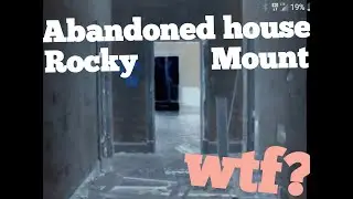 abandoned house with strange image in basement (Rocky Mount NC)