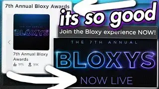 Roblox just opened the BLOXY AWARDS game…
