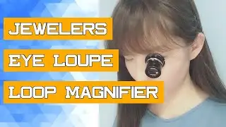 Jewelers Eye Loupe Loop Magnifier Monocular Magnifying Glass Watchmakers