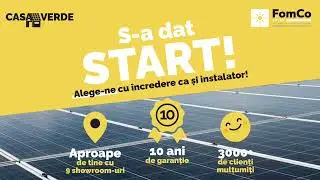 Casa Verde 2023 - S-a dat startul instalărilor la Fomco Solar Systems