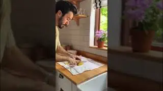 Köy evinde pazar kahvaltısı 