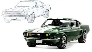 This Mustang Drawing Looks Real (But It’s Pencil)